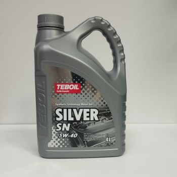 Масло моторное TEBOIL SILVER 5W40, 4л. п.синт №3453924
